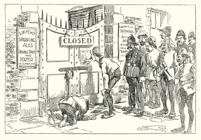 AD 1314, Harte Zeiten (Lithografie) von Arthur Moreland