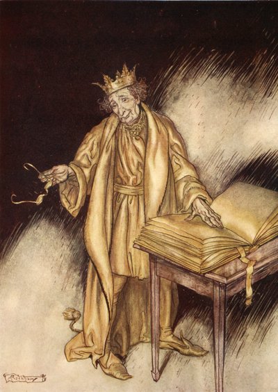 Es erschien Midas als ziemlich unbequem, Illustration aus 