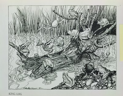 König Log, Illustration aus 