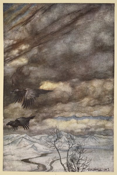 Die Raben von Wotan, Illustration aus 