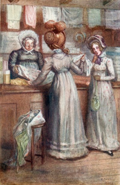 Illustration für Emma von Jane Austen von Arthur Wallis Mills
