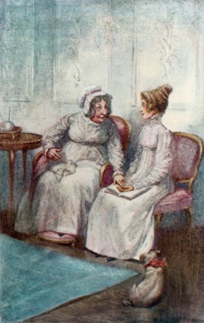 Illustration für Northanger Abbey von Jane Austen von Arthur Wallis Mills