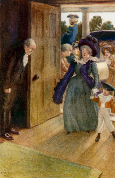 Illustration für Stolz und Vorurteil von Jane Austen von Arthur Wallis Mills