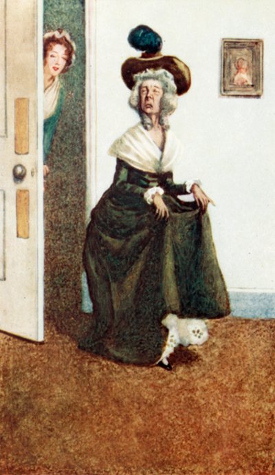 Illustration für Sense and Sensibility von Jane Austen von Arthur Wallis Mills