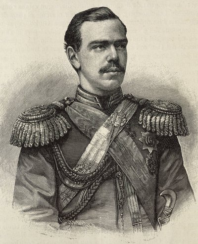 Alexander III. von Russland (1845-1894). Zar von Russland (1881-1894), Sohn und Nachfolger von Alexander II. (Stich) von Artist Unknown