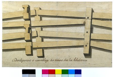 Entwicklung und Montage der Halterungen auf Fachwerken von Artist Unknown