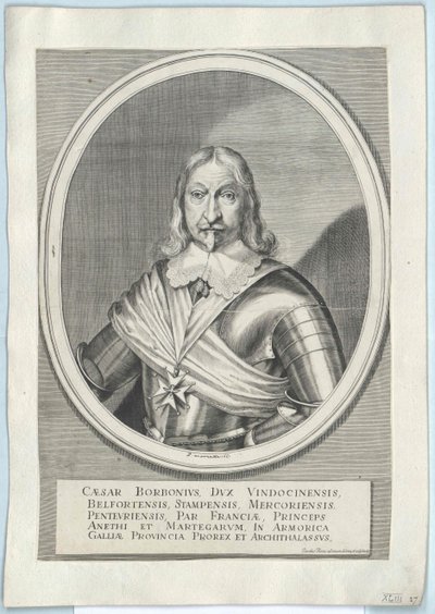 Herzog von Vendôme Bourbon von Artist Unknown
