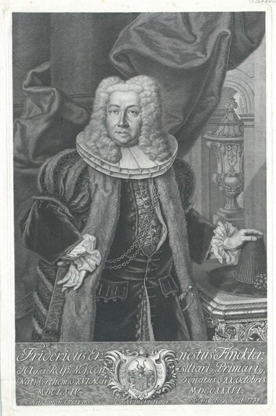 Friedrich Ernst Finckler von Artist Unknown
