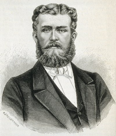 HOHENZOLLERN-SIGMARINGEN, Leopold (1835-1905). Bruder von König Carol I. von Rumänien und Vater des zukünftigen Königs Ferdinand von Rumänien. Gravur von Artist Unknown