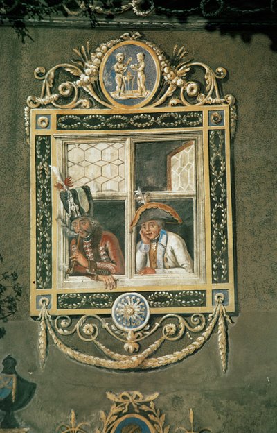 Haus des Husarenfensters, Garmisch, Deutschland von Artist Unknown