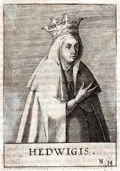 Jadwiga von Polen (Gravur) von Artist Unknown