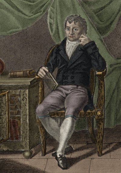 Johann Gottlieb Fichte. Deutscher Philosoph - Porträt von Johann Gottlieb Fichte, deutscher Philosoph von Artist Unknown