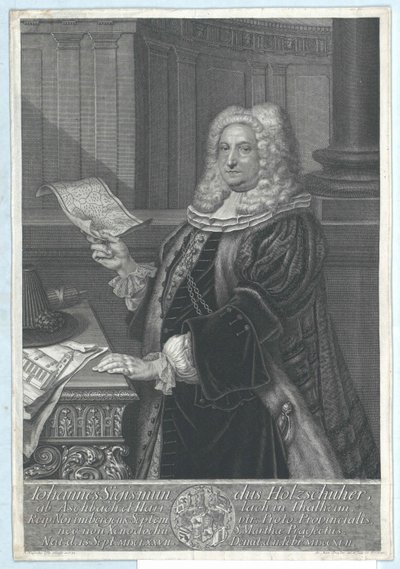 Johann Sigismund Holzschuher von Aspach und Harrlach auf Thalheim von Artist Unknown
