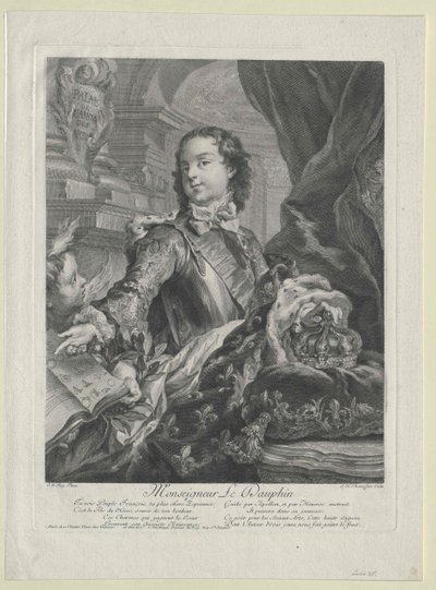 König von Frankreich Ludwig XV. von Artist Unknown