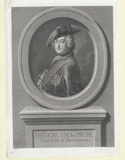 König von Preußen Friedrich II von Artist Unknown