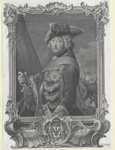 König von Preußen Friedrich II von Artist Unknown