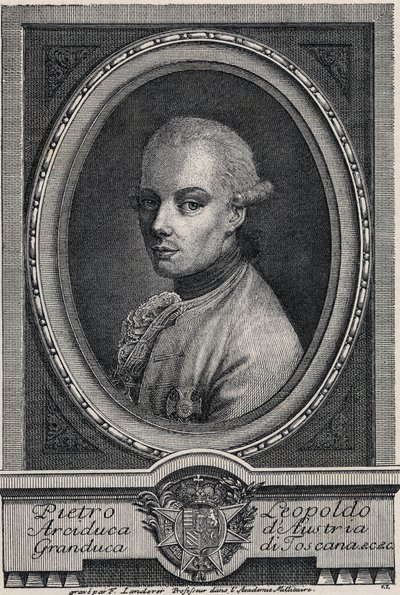 Leopold II., Heiliger Römischer Kaiser - Porträt von Peter Leopold von Habsburg-Lothringen, Großherzog der Toskana und deutscher Römischer Kaiser von Artist Unknown