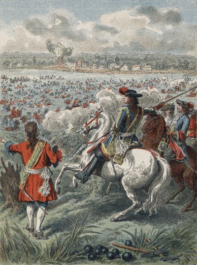 Ludwig XIV. in Holland - Überquerung des Rheins von Artist Unknown