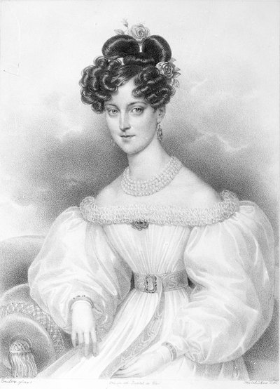 Marie Charlotte Baronin von Kerpen (+1841) von Artist Unknown