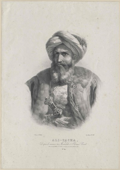 Mehemed Ali Pascha (Druck) von Artist Unknown