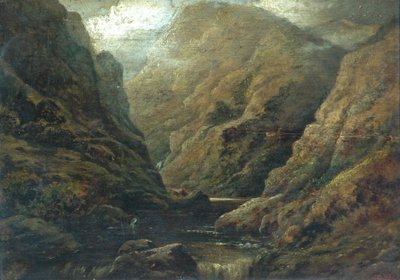 Gebirgige Landschaft von Artist Unknown