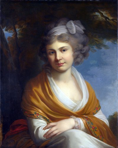 Porträt der Gräfin Natalia Alexandrowna Suworowa, verheiratet mit Graf Nikolay Zubov von Artist Unknown