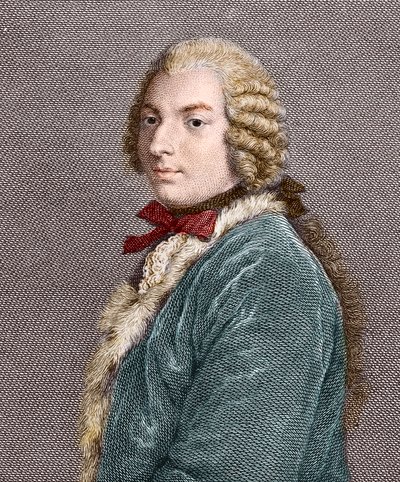Porträt von Graf Francesco Algarotti, ein italienischer Schriftsteller, Kunstkritiker und Kunsthändler der Aufklärung von Artist Unknown