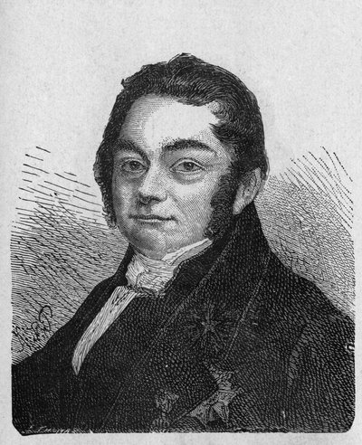 Porträt von Jöns Jacob, Baron Berzelius, schwedischer Chemiker von Artist Unknown