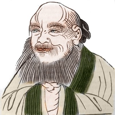 Porträt von Lao Tseu, chinesischer Philosoph von Artist Unknown
