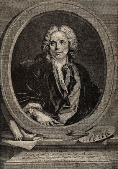 Porträt von Louis Galloche, französischer Maler von Artist Unknown