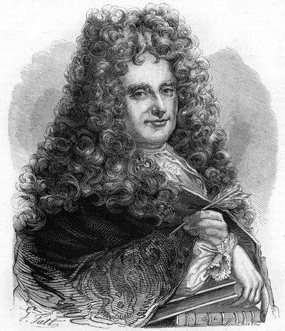 Porträt von Nicolas Boileau Despréaux (Boileau-Despréaux) (1636 - 1727) von Artist Unknown