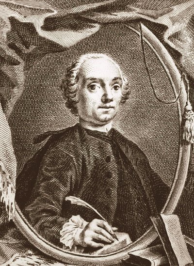 Porträt von Pietro Chiari, italienischer Dramatiker, Romanautor und Librettist von Artist Unknown