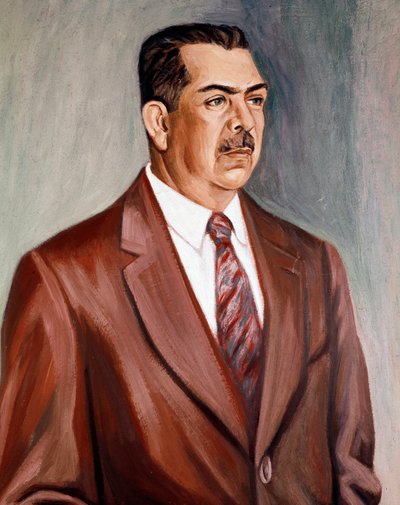 Porträt von Präsident Lazaro Cardenas del Rio von Artist Unknown