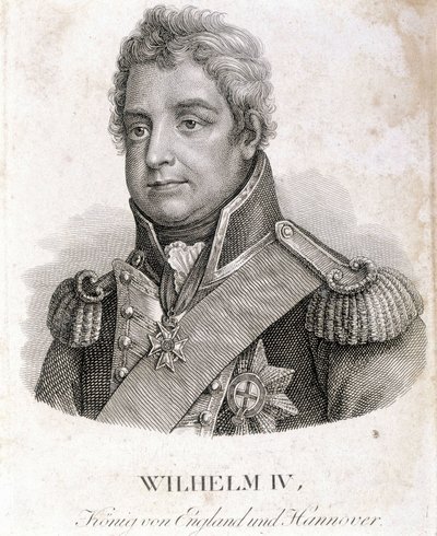 Porträt von Wilhelm IV., König von Großbritannien und Irland, König von Hannover von Artist Unknown