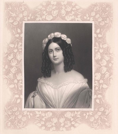 Rosalie Julie von Wuellerstorf und Urbair (Druck) von Artist Unknown