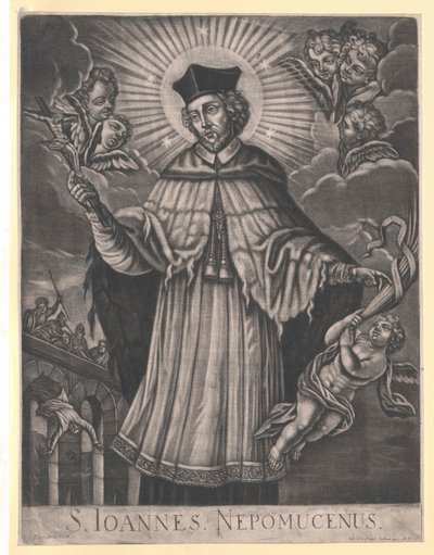 Heiliger Johannes von Pomuk von Artist Unknown