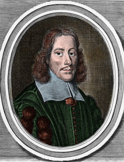 THOMAS WILLIS, englischer Anatom und Arzt, Gravur von George Vertue von Artist Unknown