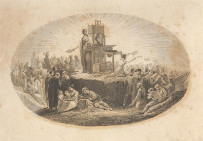 Zertifikat der Bibelgesellschaft von Asher Brown Durand