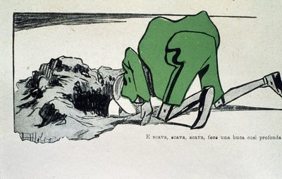 Illustration von Attilio Mussino für die Geschichte „Die Abenteuer des Pinocchio“ von Carlo Collodi von Attilio Mussino