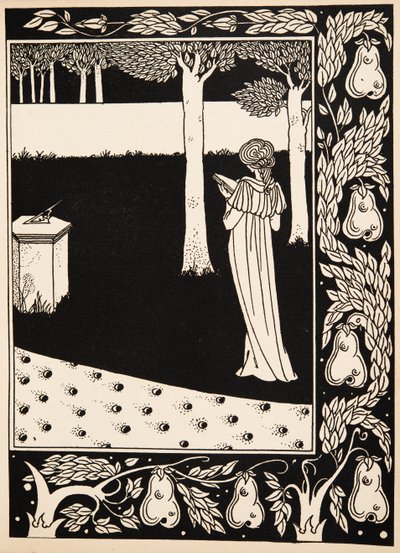 La Beale Isoud in Joyous Gard von Aubrey Beardsley