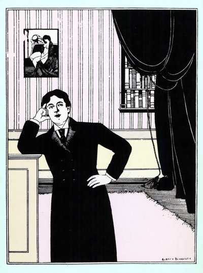 Oscar Wilde, ca. 1895 von Aubrey Beardsley