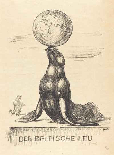 Der britische Löwe von August Gaul