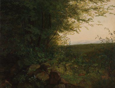 Am Waldrand, ca. 1820 von August Heinrich