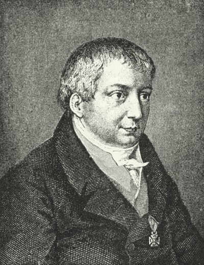 Friedrich Schlegel, deutscher Dichter (Gravur) von Augusta von Buttlar