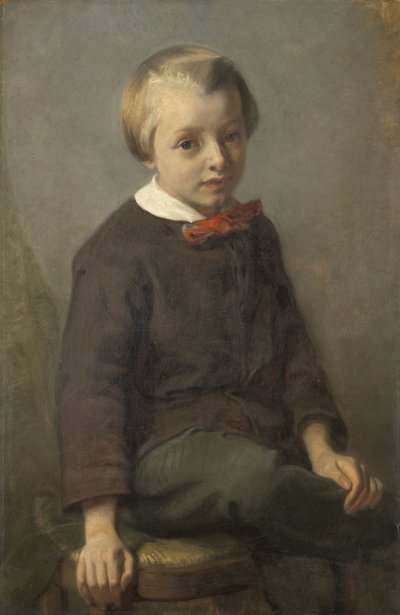 Porträt eines Jungen von Auguste Allebe