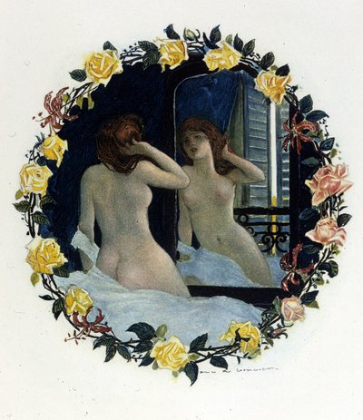 Illustration von Auguste François Gorguet (1862 - 1927) für ""Le Lys rouge"" von Anatole France (1844 - 1924). 1894. von Auguste Francois Gorguet