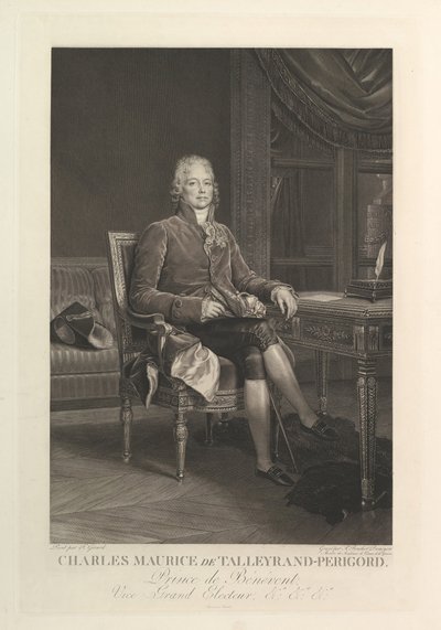 Porträt von Charles Maurice de Talleyrand-Périgord, nach 1808 von Auguste Gaspard Louis Desnoyers