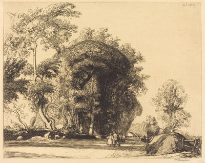 Weg von St.-Gilles, St.-Jean-de-Monts von Auguste Lepere