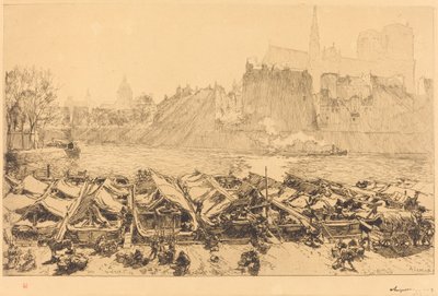Der große Apfelmarkt von Auguste Lepere