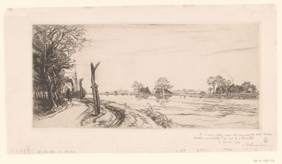 Blick auf die Amstel von Auguste Lepère (signed by artist)